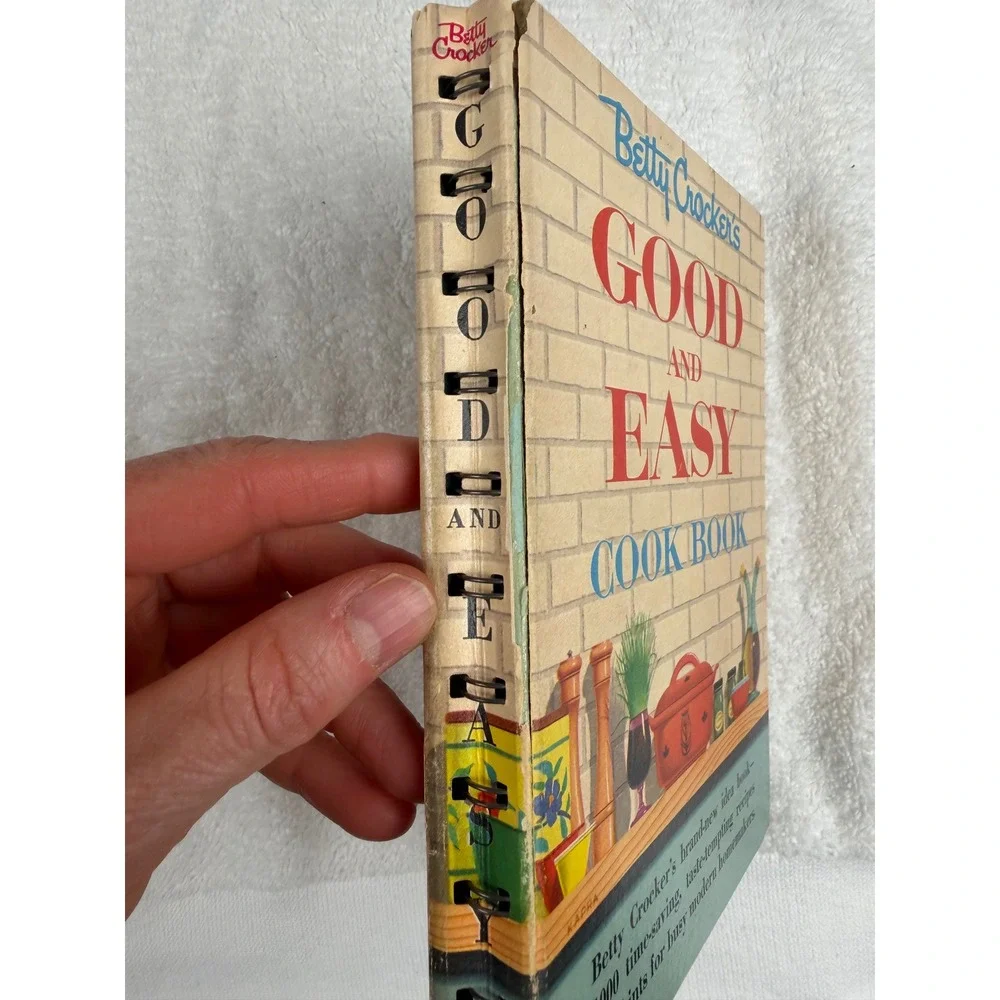 Betty Crocker Good and Easy Cook Book 1954 First Edition 4th printing spiral